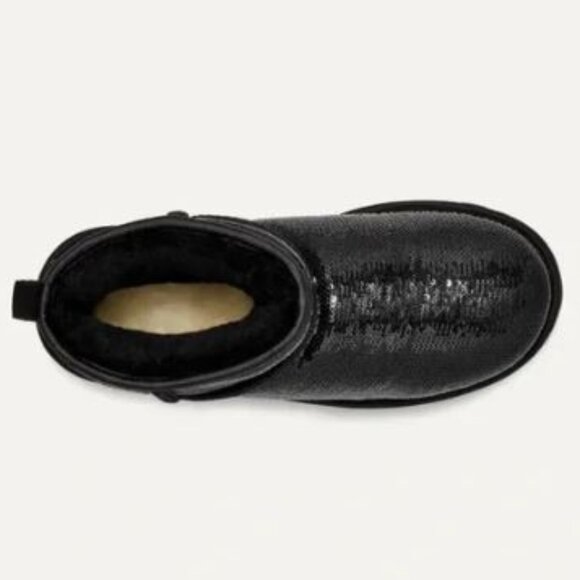 UGG Classic All Over Sequins UL Mini Mirror Ball Boot - Picture 6 of 14